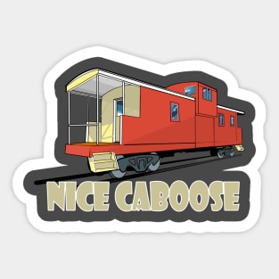 Nice Caboose Sticker